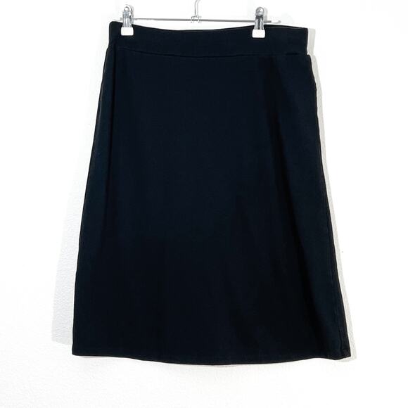 J. Jill Skirt Small Womens Perfect Pima Straight Pencil Stretch Knit Lagenlook - Picture 1 of 7